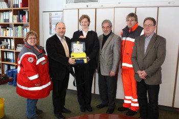 v.l.n.r.: Ellen Hansen, Alfred Sonders, Dr. Freischuetz, Ingo Kohnen, Andreas Eichler, Bernd Mortimer